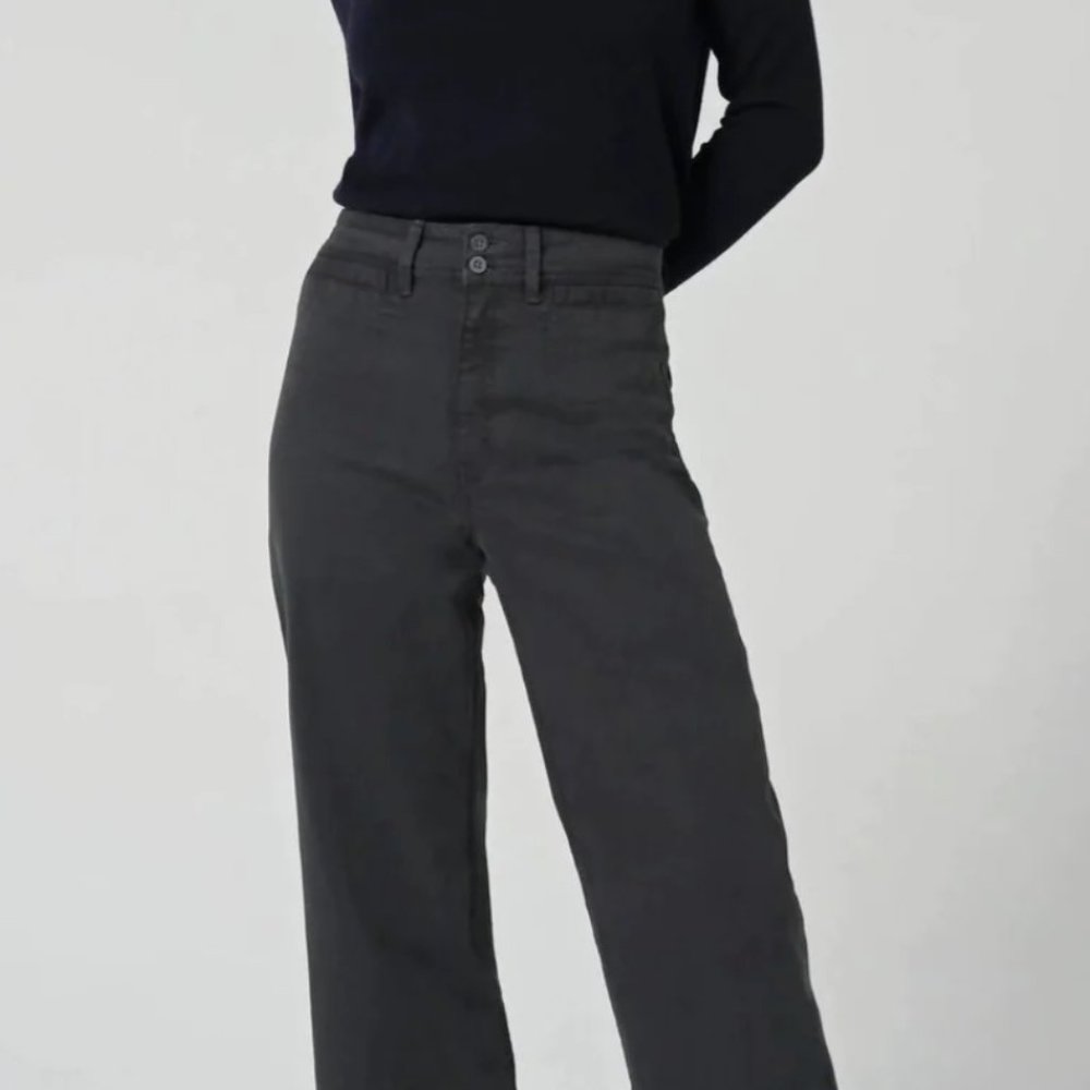 Unlisted Gemma Super High Rise Mod Sailor Pant In Blue Note